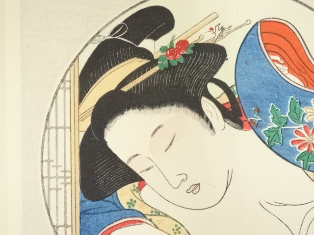 道具 ] - 道具 浮世絵表情美 第二八図 勝川春章 手摺木版画 | ネット